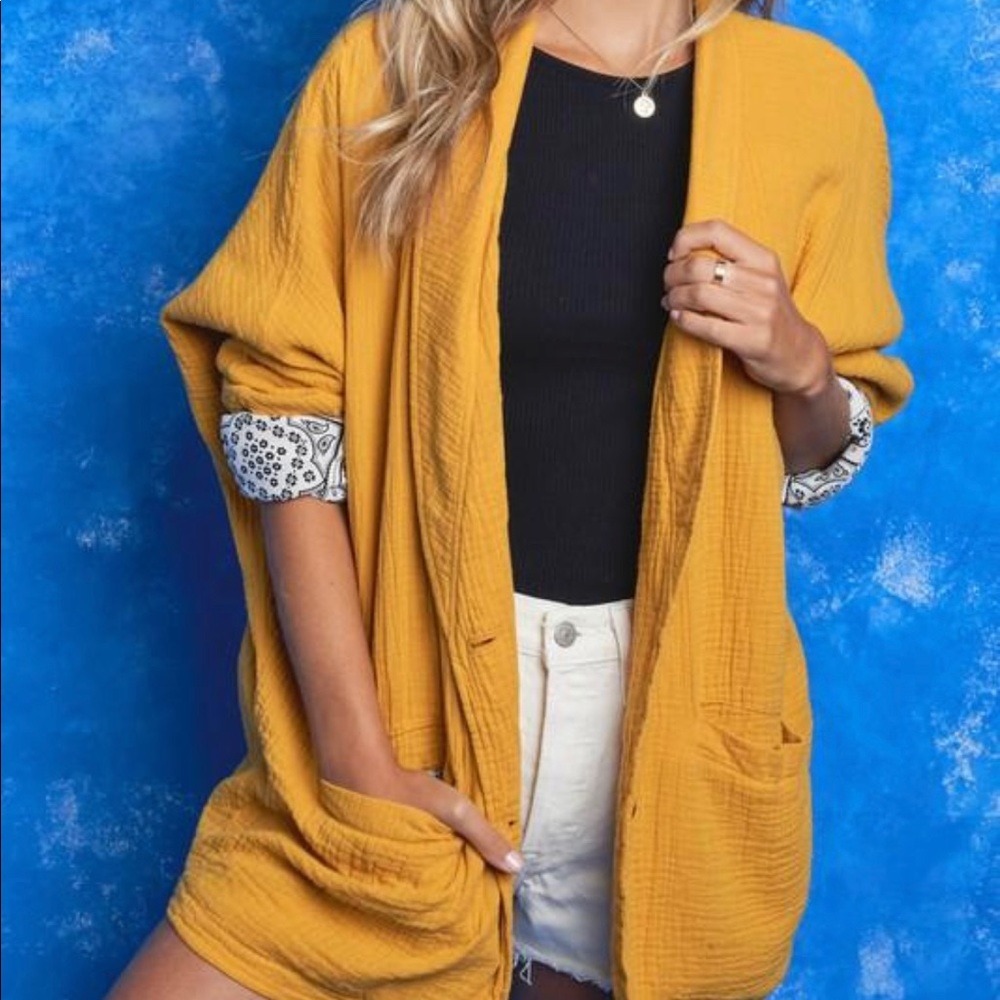 Weekend Comfy Cotton Relaxed Blazer